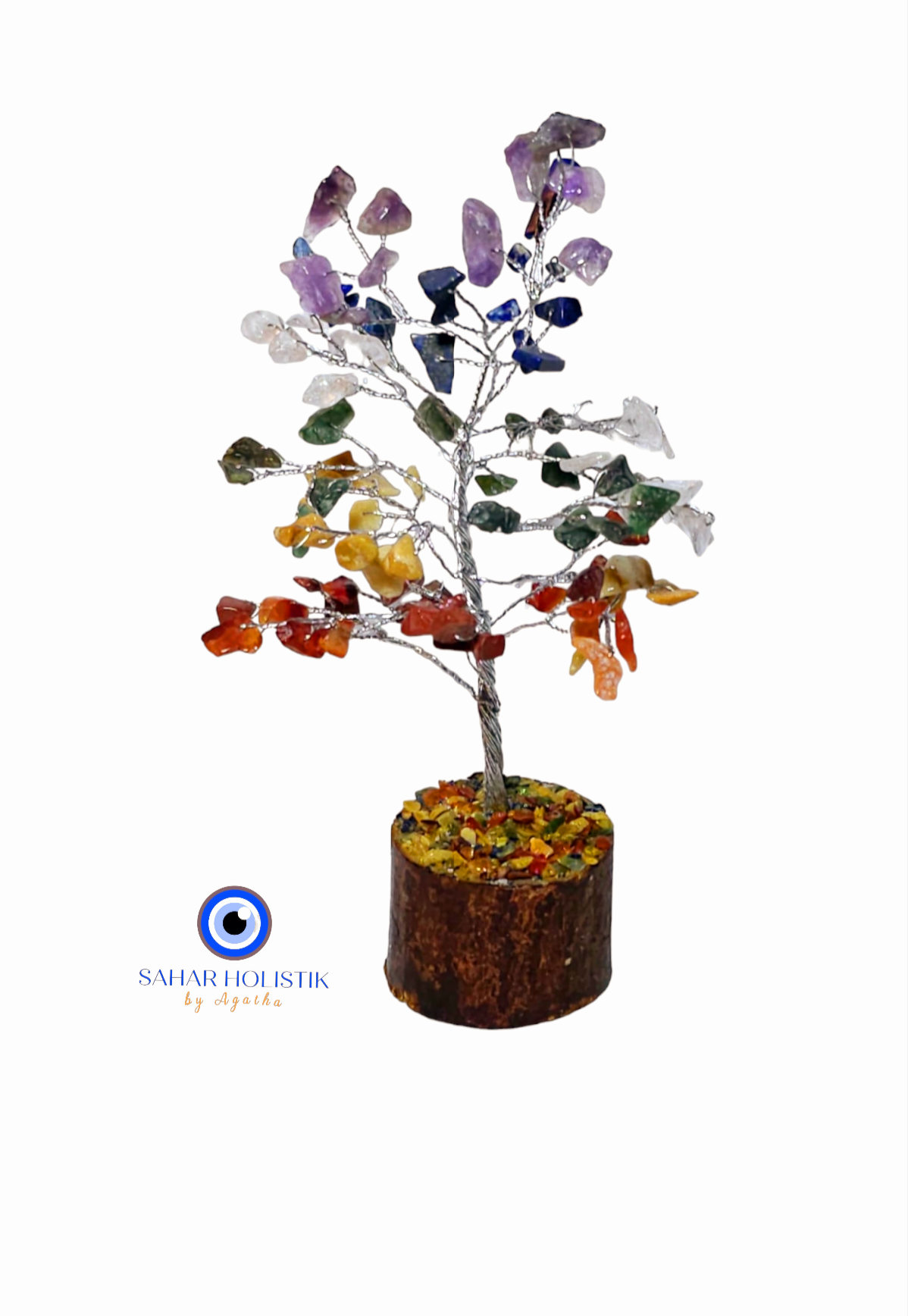 Arbol de Cuarzo 7 chakras