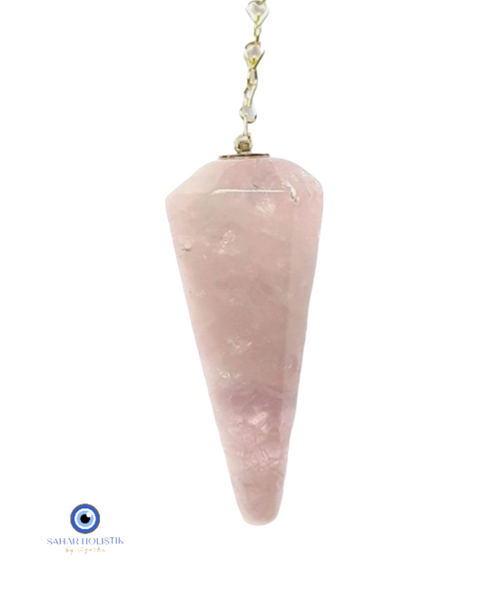 Péndulo Cuarzo Rosa