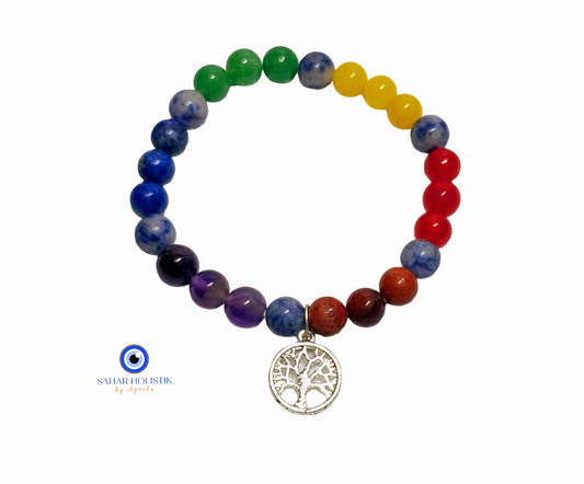 Pulsera 7 chakra Arbol de la Vida