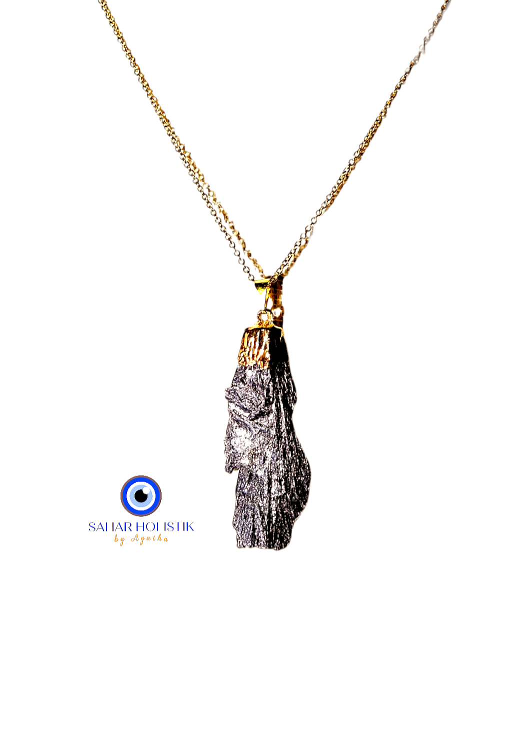 Collar  De Cianita Negra