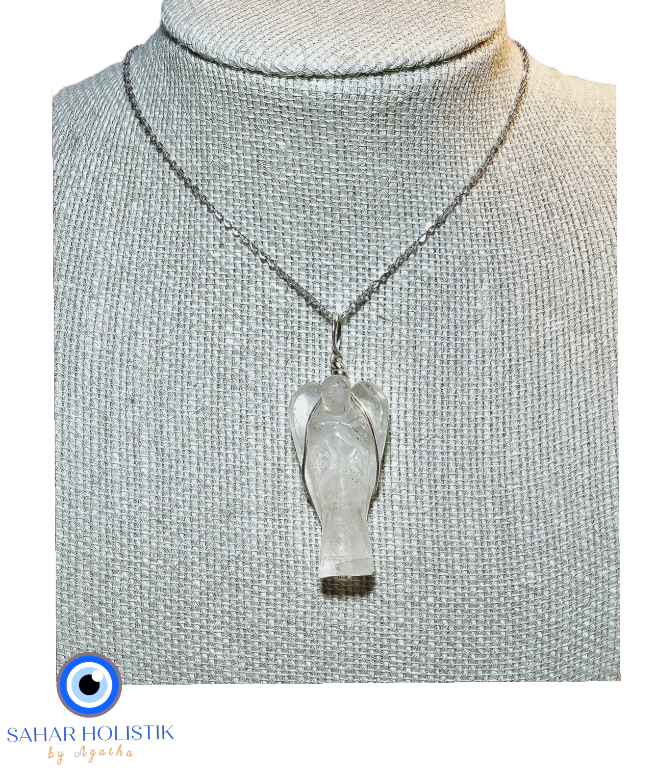 Collar Angel Cuarzo Cristal