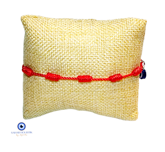 Pulsera 7 Nudos Roja