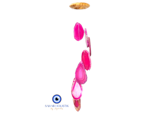 Campanas De Viento Agata Rosa