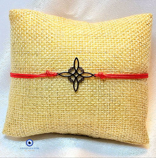 Pulsera Roja Nudo De Bruja