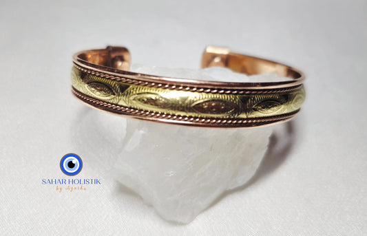 Brazalete Cobre Magnetico Cleopatra