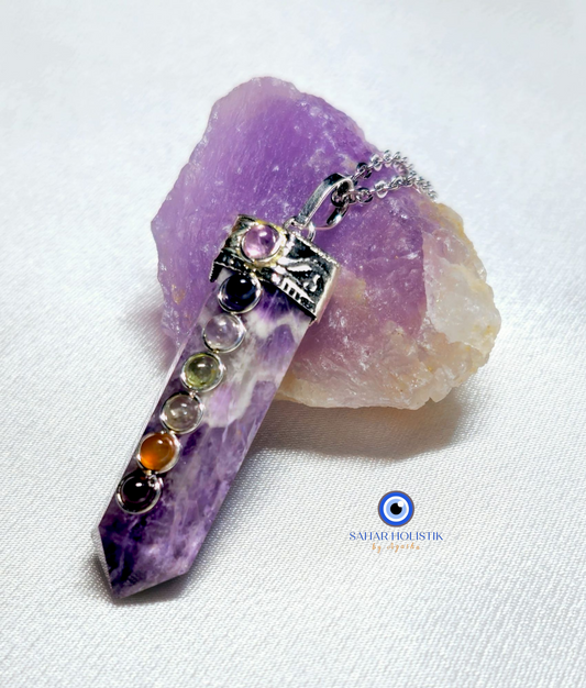 Colgante Amatista 7 chakras
