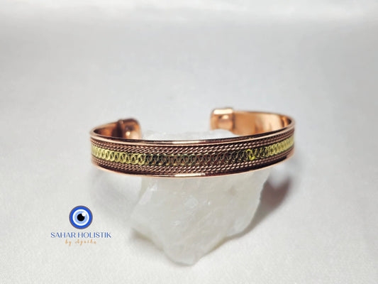 Brazalete Cobre Magnetico Sejmet