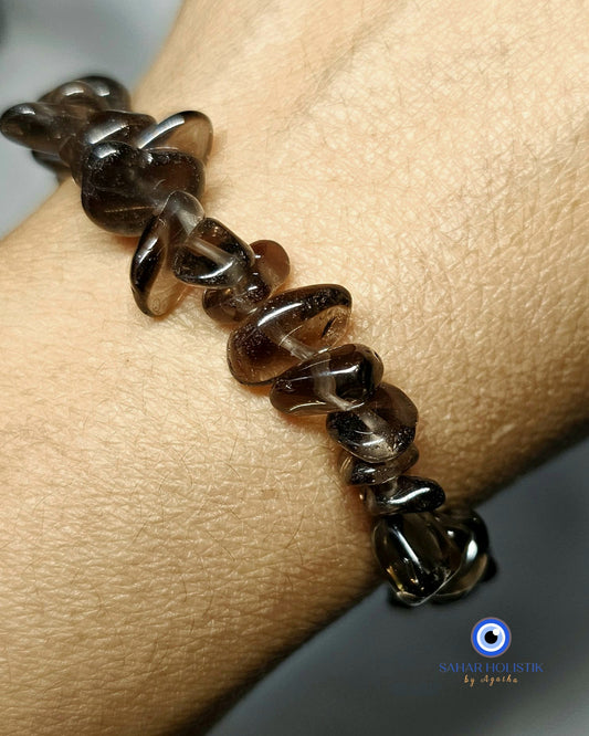 Pulsera Cuarzo Ahumado