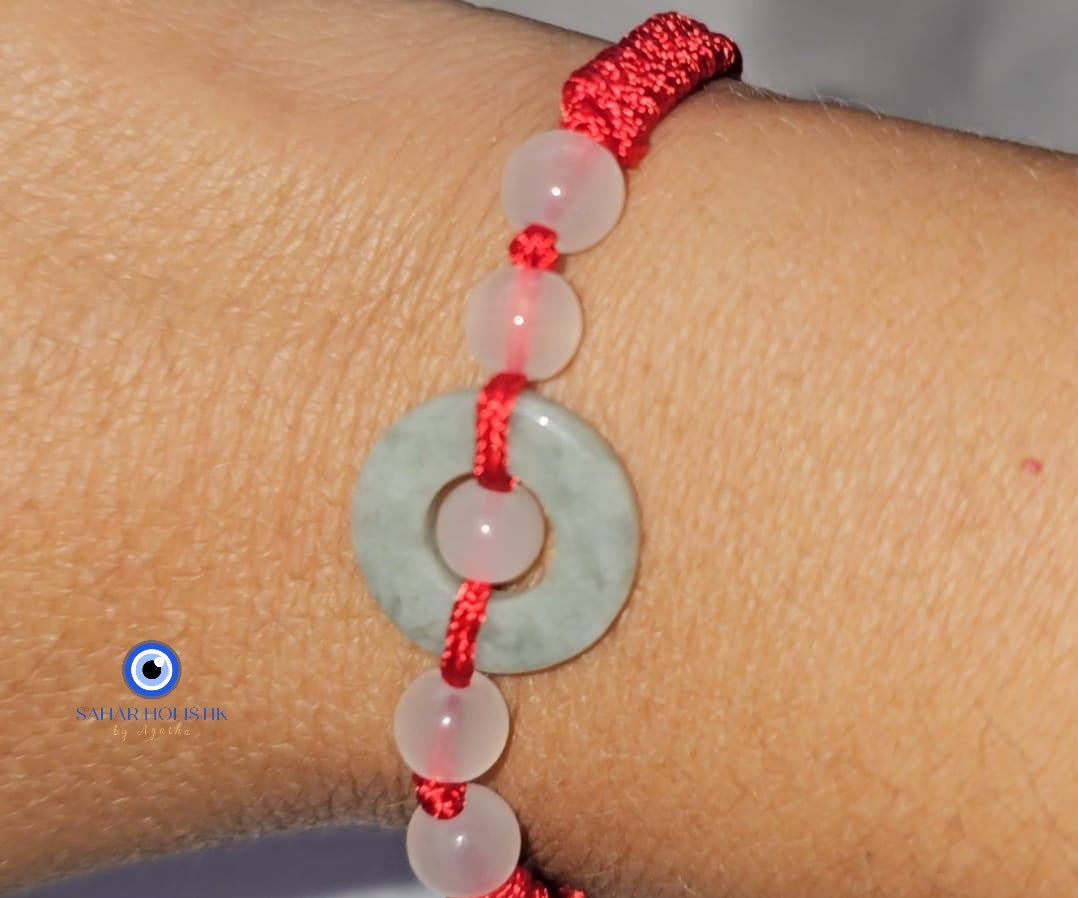 Jade Pulsera Hilo Rojo