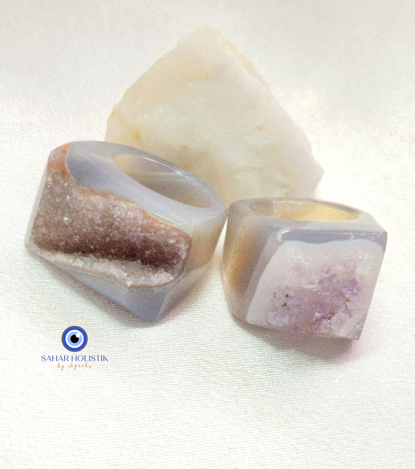 Druzy Agate Ring